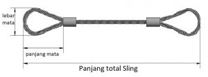 All Rope etc Wire Rope Sling 6 sling_dimensi